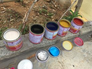 paint in Buoc Village, Vietnam, sjvietnam